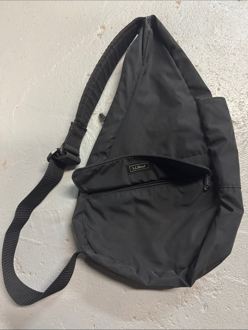 L.L. Bean Black Sling Crossbody Bag